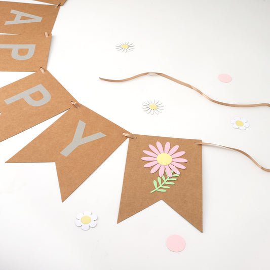 Wildflower Birthday Banner